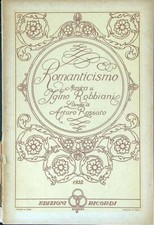 Romanticismo rossato arturo usato  Italia