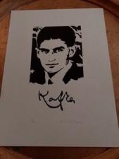 Signierter druck kafka gebraucht kaufen  Hamburg