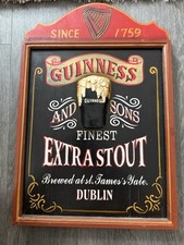 Guinness pub sign for sale  SOUTHPORT