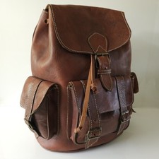 Vtg tan leather for sale  LETCHWORTH GARDEN CITY