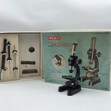 Vintage merit microscope for sale  CASTLEFORD