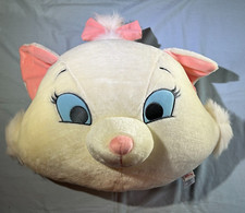 ALMOFADA DE PELÚCIA CABEÇA GLITTER GATINHO PELE BRANCA MARIE ARISTOCATS DISNEY STORE 15x22 comprar usado  Enviando para Brazil