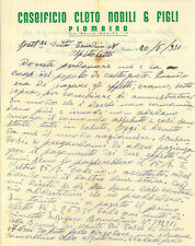 Lettera int. caseificio usato  Mantova