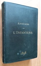 Annuaire infanterie 1898 d'occasion  Mours-Saint-Eusèbe