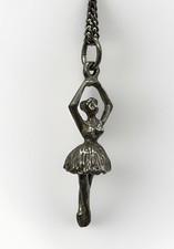 Berloque de bailarina prata esterlina 925 colar balestra bailarina tutu comprar usado  Enviando para Brazil