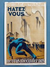Ancienne affiche sécurité d'occasion  France