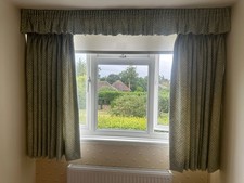 Interlined curtains pelmet for sale  ANDOVER