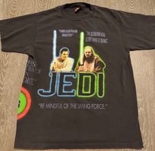 Camiseta Vintage Star Wars Episódio 1 Ponto Único L Jedi vs Sith comprar usado  Enviando para Brazil