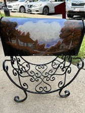Hand painted metal for sale  West Jefferson