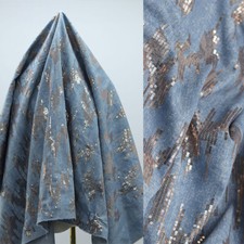 Paillettes tissu denim d'occasion  Expédié en France