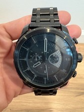Relógio masculino Diesel cinza escuro mostrador preto pulseira de aço inoxidável DZ4349 50mm comprar usado  Enviando para Brazil
