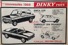 Publicité 1968 dinky d'occasion  Paris XII
