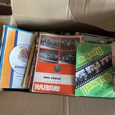 Football programmes crate for sale  FELIXSTOWE