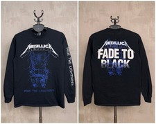 Camiseta masculina manga longa Metallica Ride The Lightning Fade to Black Gildan tamanho M comprar usado  Enviando para Brazil