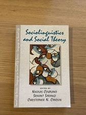 Book sociolinguistics social for sale  PINNER