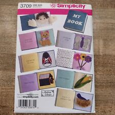 Simplicity 3709 soft for sale  Kelly