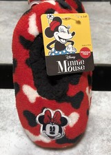 Chinelos femininos vermelhos Minnie Mouse Love Big Face 3T-4T, usado comprar usado  Enviando para Brazil