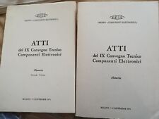 Atti del convegno usato  Trieste