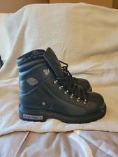 Harley-Davidson® Electron Ride masculino 6 polegadas. Botas de couro preto, D9631 tamanho 7M, usado comprar usado  Enviando para Brazil