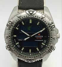 Citizen Promaster C460-000958 relógio masculino vintage quartzo Ana Digi AHS325ALI3 comprar usado  Enviando para Brazil