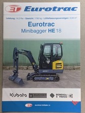 Eurotrac raupenbagger bagger gebraucht kaufen  Günzburg