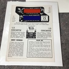 Usado, LIVRO DE IMPRENSA VINTAGE TERROR MONSTRO FILME 13 FANTASMAS VISUALIZADOR 3D 1960 VISUAL CASTELO comprar usado Usado, LIVRO DE IMPRENSA VINTAGE TERROR MONSTRO FILME 13 FANTASMAS VISUALIZADOR 3D 1960 VISUAL CASTELO comprar usado  Enviando para Brazil