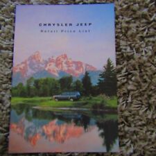 Chrysler jeep cherokee for sale  UK