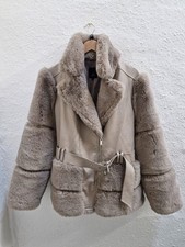 river island leather jacket for sale  BURY