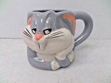 Caneca 1996 Bugs Bunny Looney Tunes 3D cerâmica xícara de café Warner Bros WB aposentada comprar usado  Enviando para Brazil