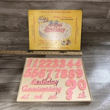 Kit de decoração de bolo de aniversário e aniversário meados do século em caixa OG comprar usado  Enviando para Brazil