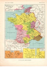Usado, FRANCIA DURANTE LA GUERRA DEI CENTO ANNI 1937 Geografia storica comprar usado  Enviando para Brazil