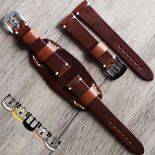 Bande de manchette en cuir Buffalo Bund Pad bracelet de montre 18-26 cuff strap comprar usado  Enviando para Brazil