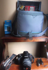 Câmera Digital Sony Alpha a230 10.2MP com Carregador e Bolsa de Lente Sony 18-55 comprar usado  Enviando para Brazil