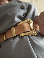 Escada leder gürtel gebraucht kaufen  Frankfurt am Main