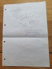 John mccririck autograph for sale  BATHGATE