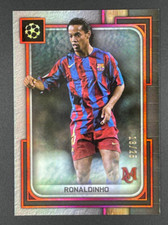 2023-24 Topps Museum Collection UCL Ronaldinho #/25 Ruby FC Barcelona, usado comprar usado  Enviando para Brazil