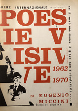 Poesie visive eugenio usato  Compiano