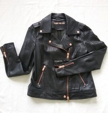 Exklusive leder bikerjacke gebraucht kaufen  Hamburg