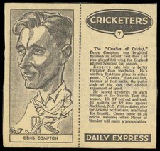 Daily express cricketers for sale  LLANRWST