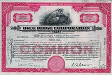 Blue ridge corporation gebraucht kaufen  Deutschland