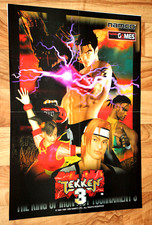 1996 Vintage Tekken 3 Jogo de Vídeo Arcade / Wild 9 PlayStation PS1 Pôster Raro comprar usado  Enviando para Brazil
