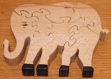 24cm elephant puzzle d'occasion  Saint-Louis