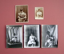 Cinque fotografie bianco usato  Italia