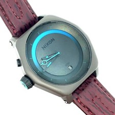 Relógio de quartzo masculino Nixon The Decision mostrador cinza pulseira de couro marrom comprar usado Relógio de quartzo masculino Nixon The Decision mostrador cinza pulseira de couro marrom comprar usado  Enviando para Brazil