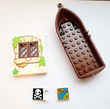 Acessórios piratas LEGO - Barco remainos bandeira mapa do tesouro parede - conjunto 10679 comprar usado  Enviando para Brazil