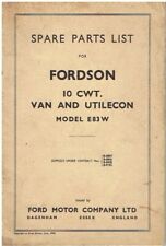 Fordson ww2 e83w for sale  MANSFIELD