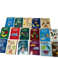 Dover Little Activity Books Vintage Stencil Lot of 17 Animals Birds Flowers Cars comprar usado  Enviando para Brazil