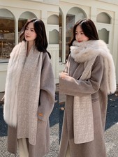 Cachecol feminino de pele de raposa real xale de lã real lenços quentes festa jantar colarinho comprar usado Cachecol feminino de pele de raposa real xale de lã real lenços quentes festa jantar colarinho comprar usado  Enviando para Brazil