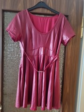 Lack lederoptik kleid gebraucht kaufen  Stuttgart