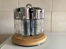 Wooden rotating spice for sale  KING'S LYNN